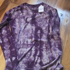 Smartwool Women's Purple Tie-Dye Thermal Top